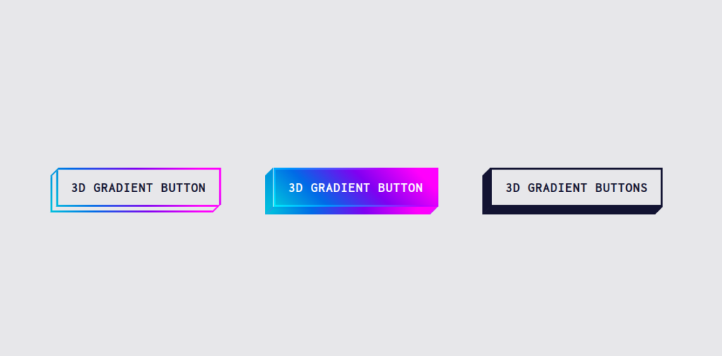 3D Gradient Buttons