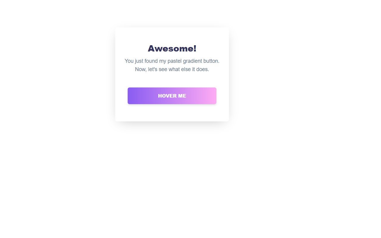 Animated gradient button — Bootstrap 5 snippet preview