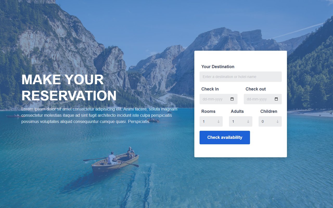 Bootstrap 5 booking forms snippets | Templates — Bootstrap 5 snippet preview