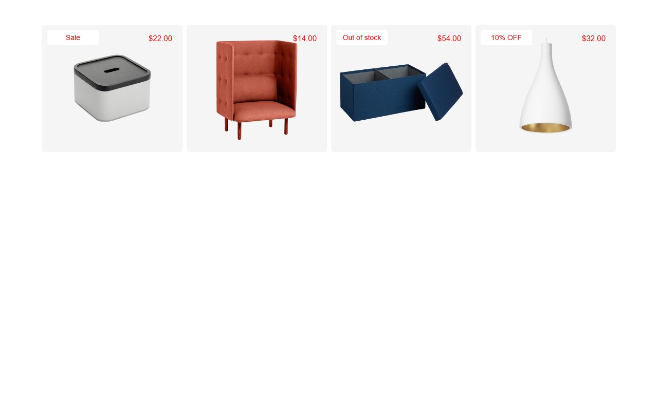 Bootstrap 5 ecommerce category product list with hover… — Bootstrap 5 snippet preview