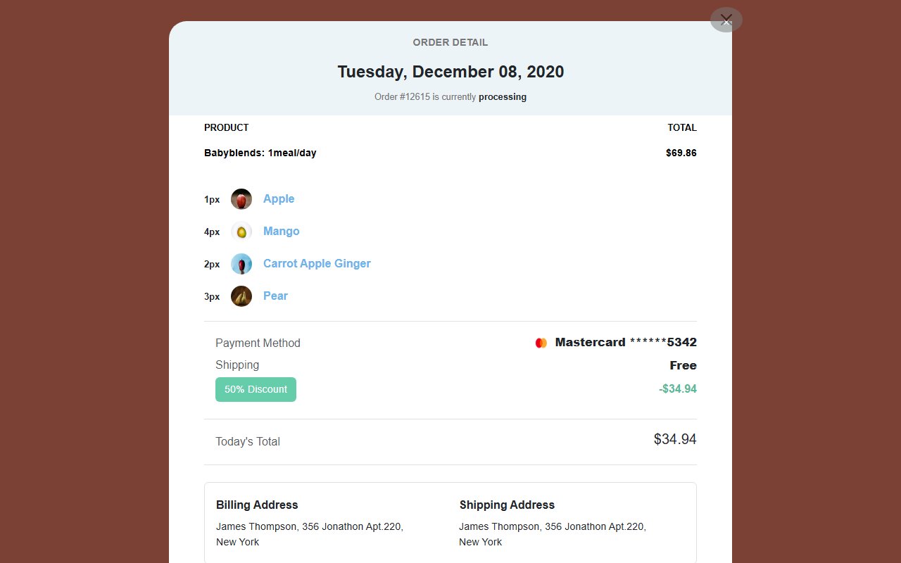 Bootstrap 5 ecommerce order details with payment and order… — Bootstrap 5 snippet preview