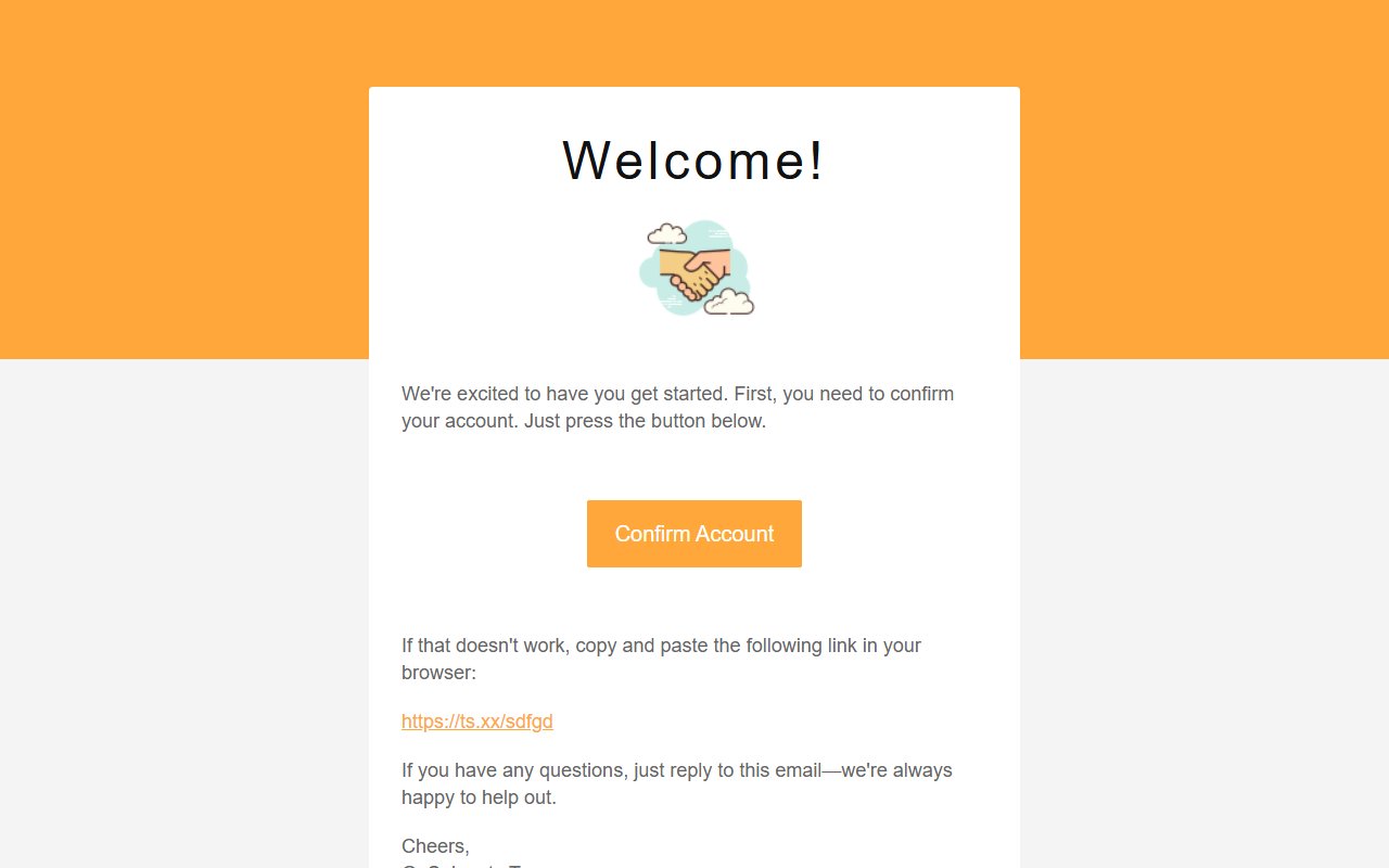 Bootstrap 5 email verification template snippets — Bootstrap 5 snippet preview
