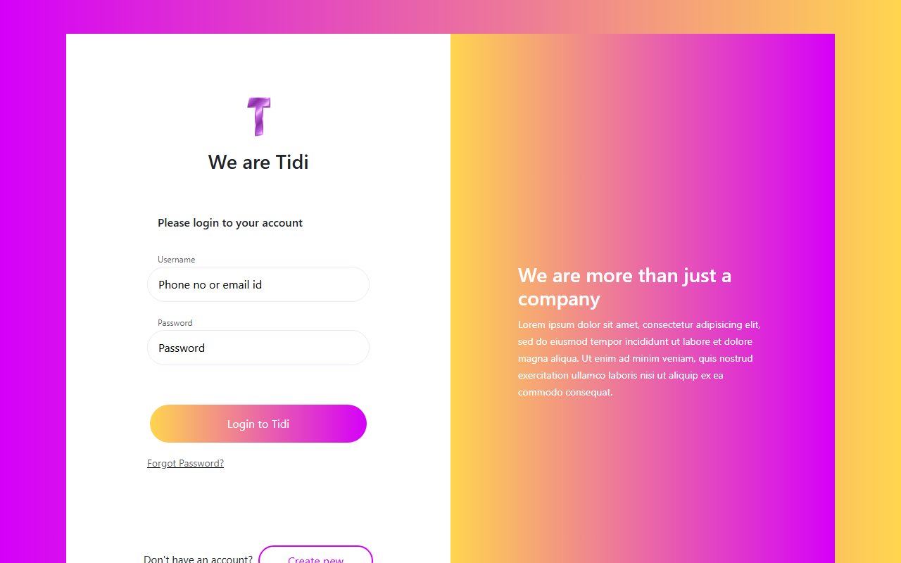 Bootstrap 5 login form with information text — Bootstrap 5 snippet preview