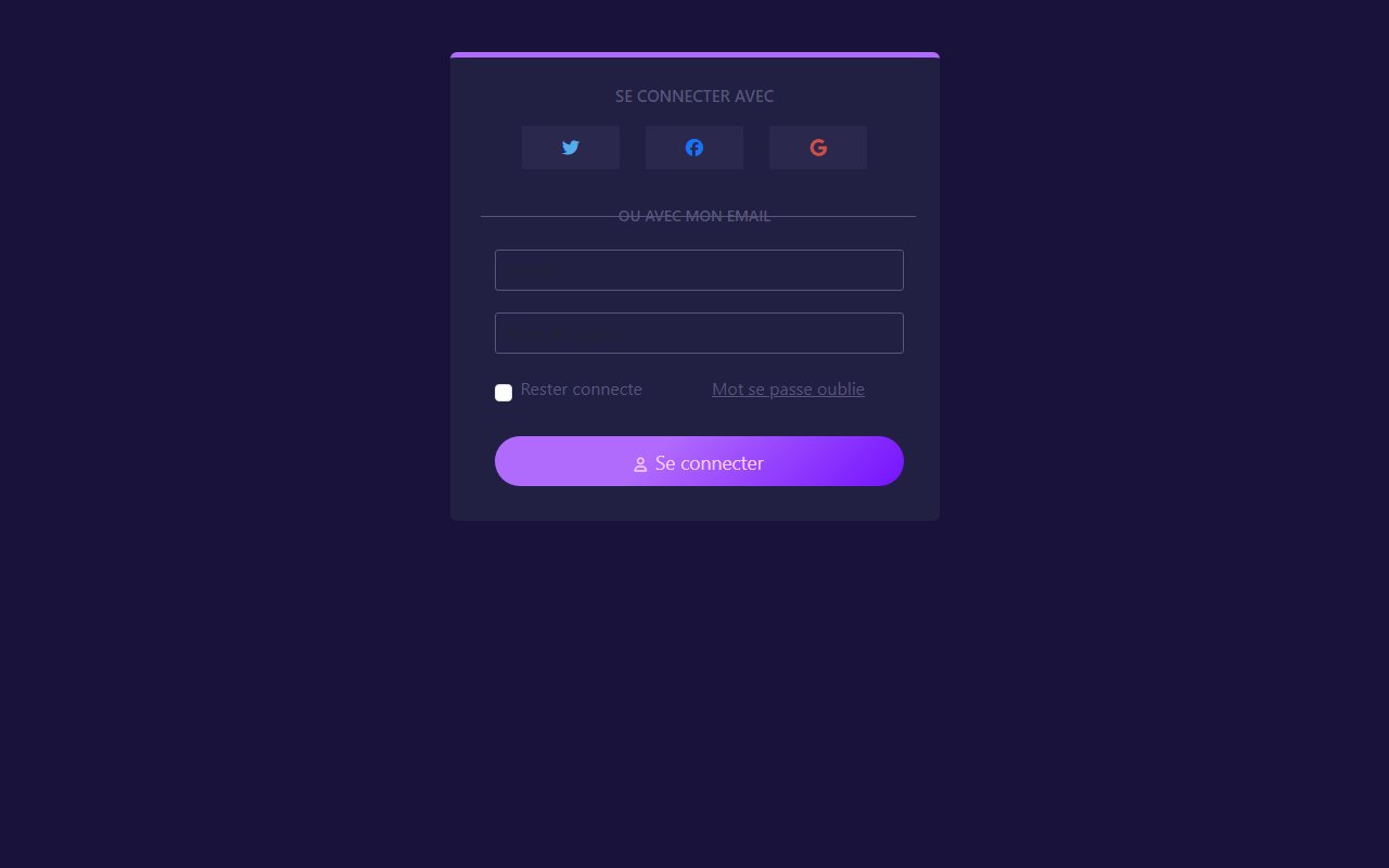 Bootstrap 5 Login form with social buttons — Bootstrap 5 snippet preview