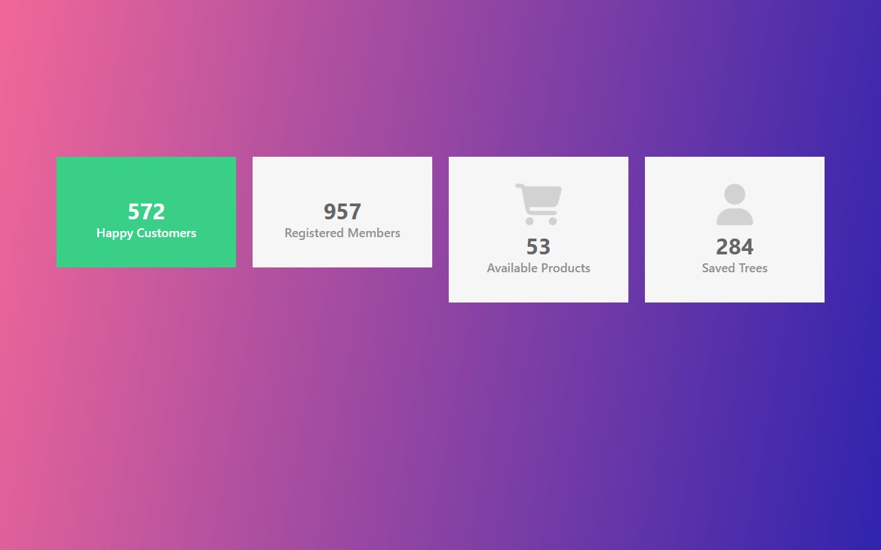 Bootstrap 5 Swing Counter snippets — Bootstrap 5 snippet preview