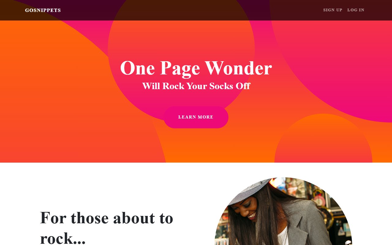 Bootstrap landing page — Bootstrap 5 snippet preview