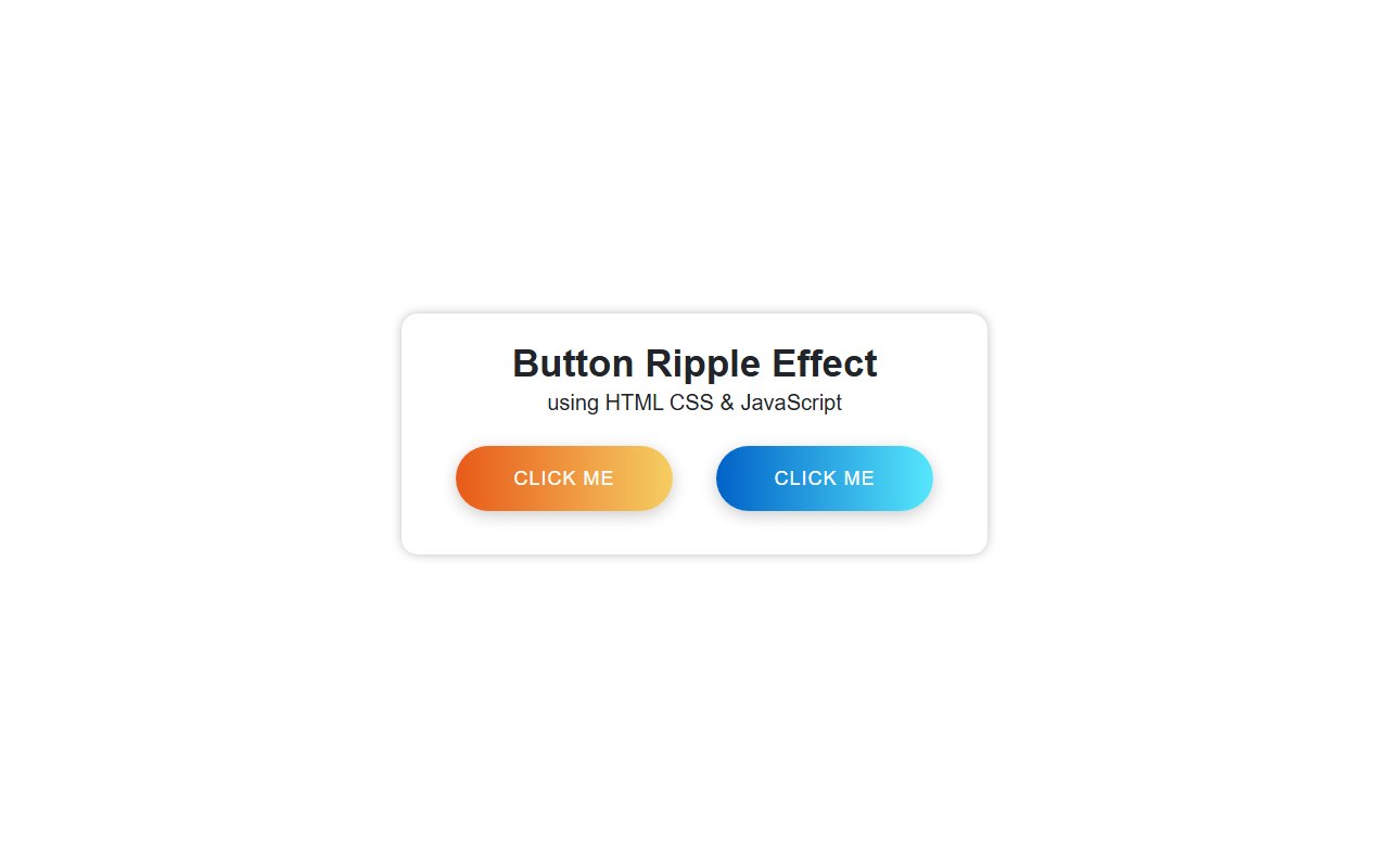 Button Ripple Effect in HTML CSS & JavaScript snippet — Bootstrap 5 snippet preview