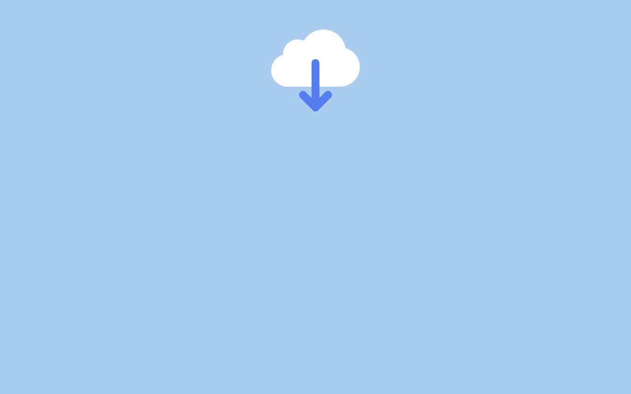 Cloud download button with animation snippet — Bootstrap 5 snippet preview