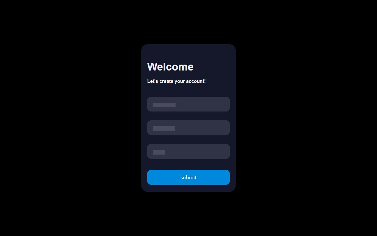 Create account design with Placeholders | Pure CSS — Bootstrap 5 snippet preview