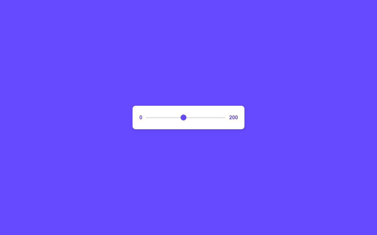 Custom Animated Range Slider using HTML, CSS & JavaScript… — Bootstrap 5 snippet preview