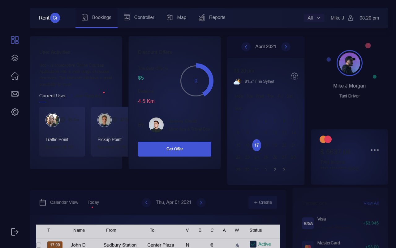 Customer Management UI design snippet — Bootstrap 5 snippet preview