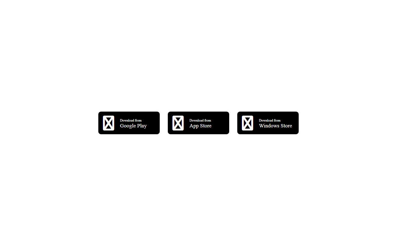 Download buttons snippet — Bootstrap 5 snippet preview