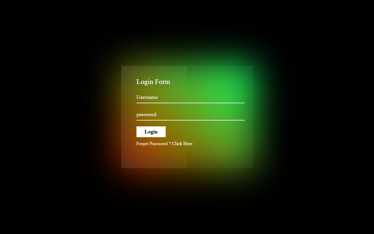 Gradient animation login form snippet — Bootstrap 5 snippet preview