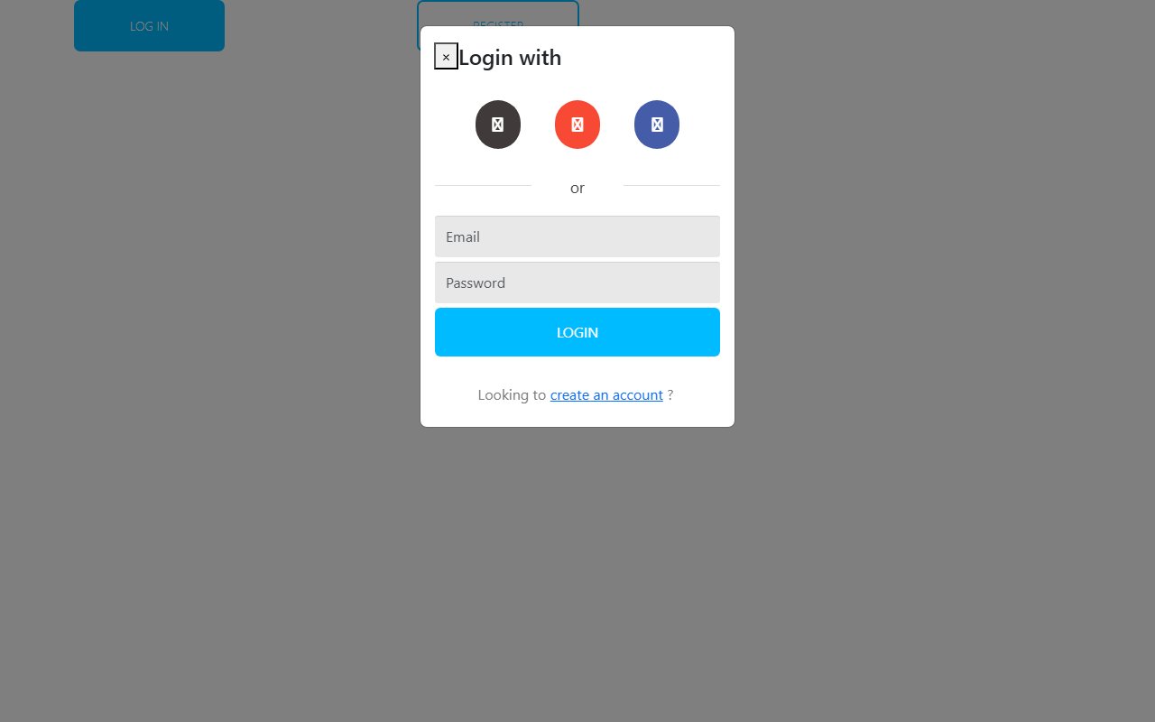 Login and Register Modal Snippets | Login Popup Snippets — Bootstrap 5 snippet preview