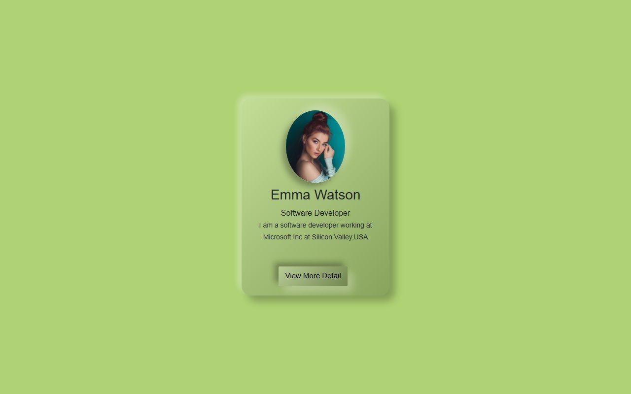 Neumorphic Card team member — Bootstrap 5 snippet preview