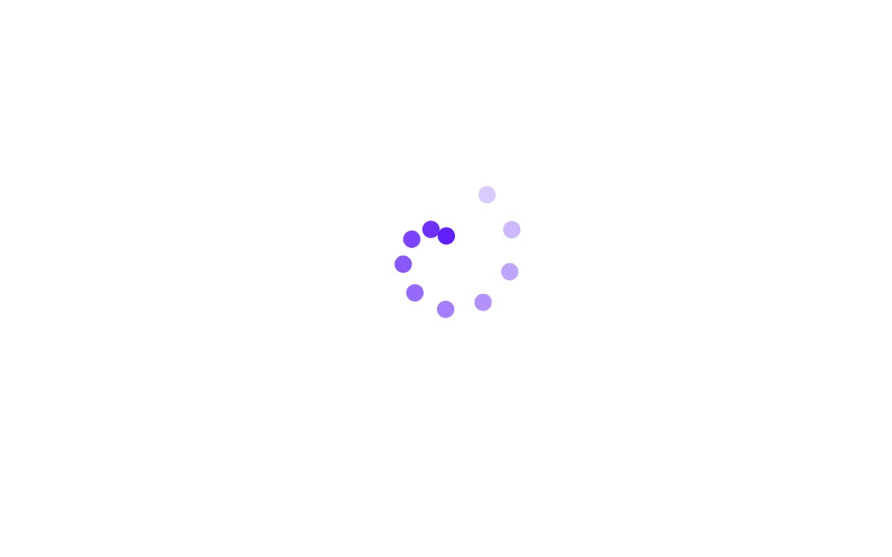 Pure CSS Loader animation example — Bootstrap 5 snippet preview