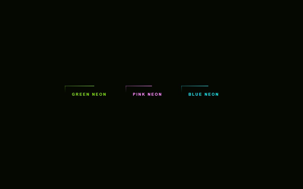 Pure CSS Neon Button — Bootstrap 5 snippet preview