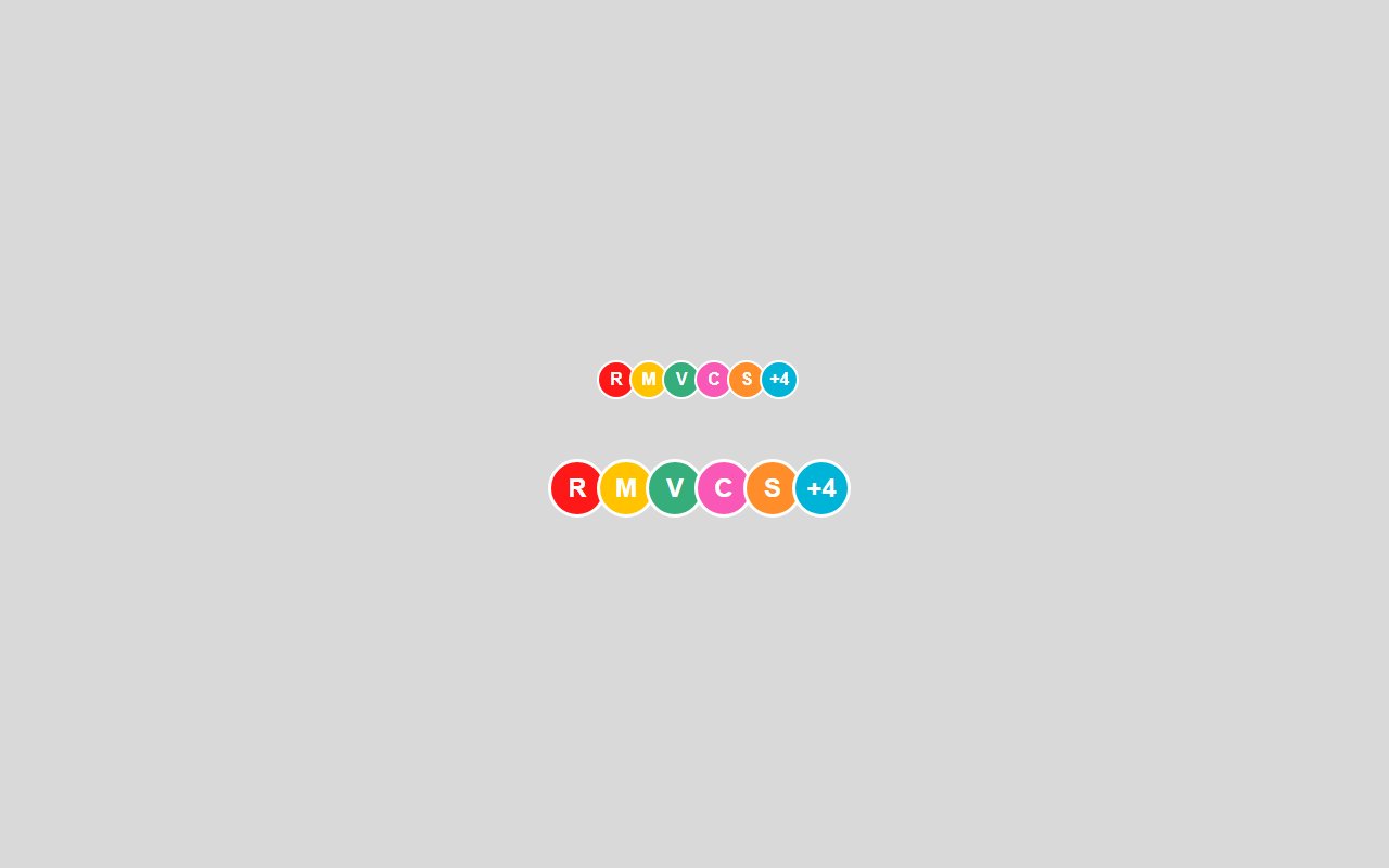 Pure CSS Team Collaborator Group — Bootstrap 5 snippet preview