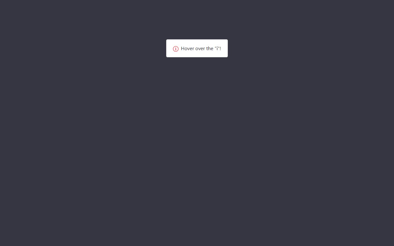 Pure CSS Tooltip — Bootstrap tooltips snippet — Bootstrap 5 snippet preview