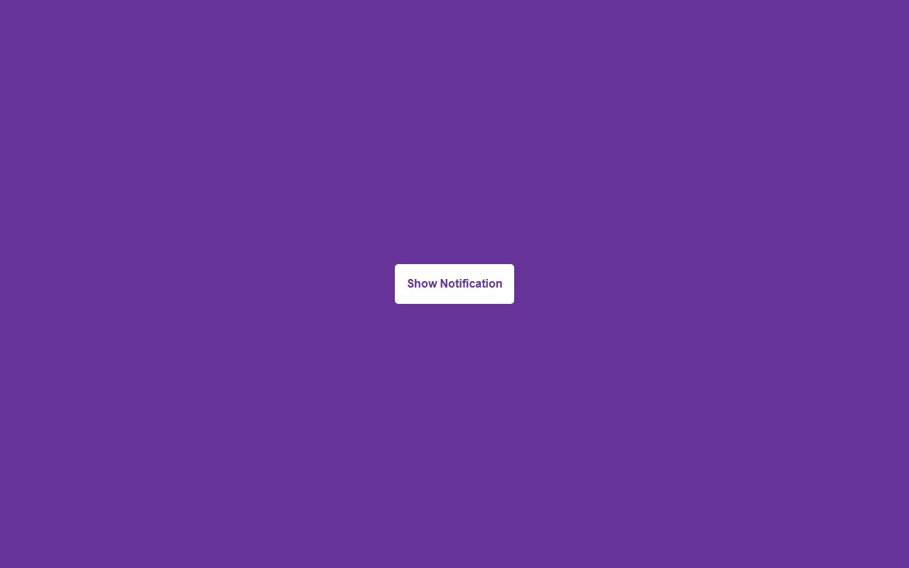 Push Notifications pure CSS and JavaScript — Bootstrap 5 snippet preview