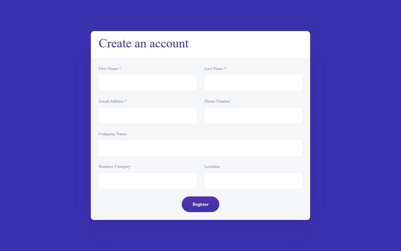 Registration form — Bootstrap forms snippet — Bootstrap 5 snippet preview