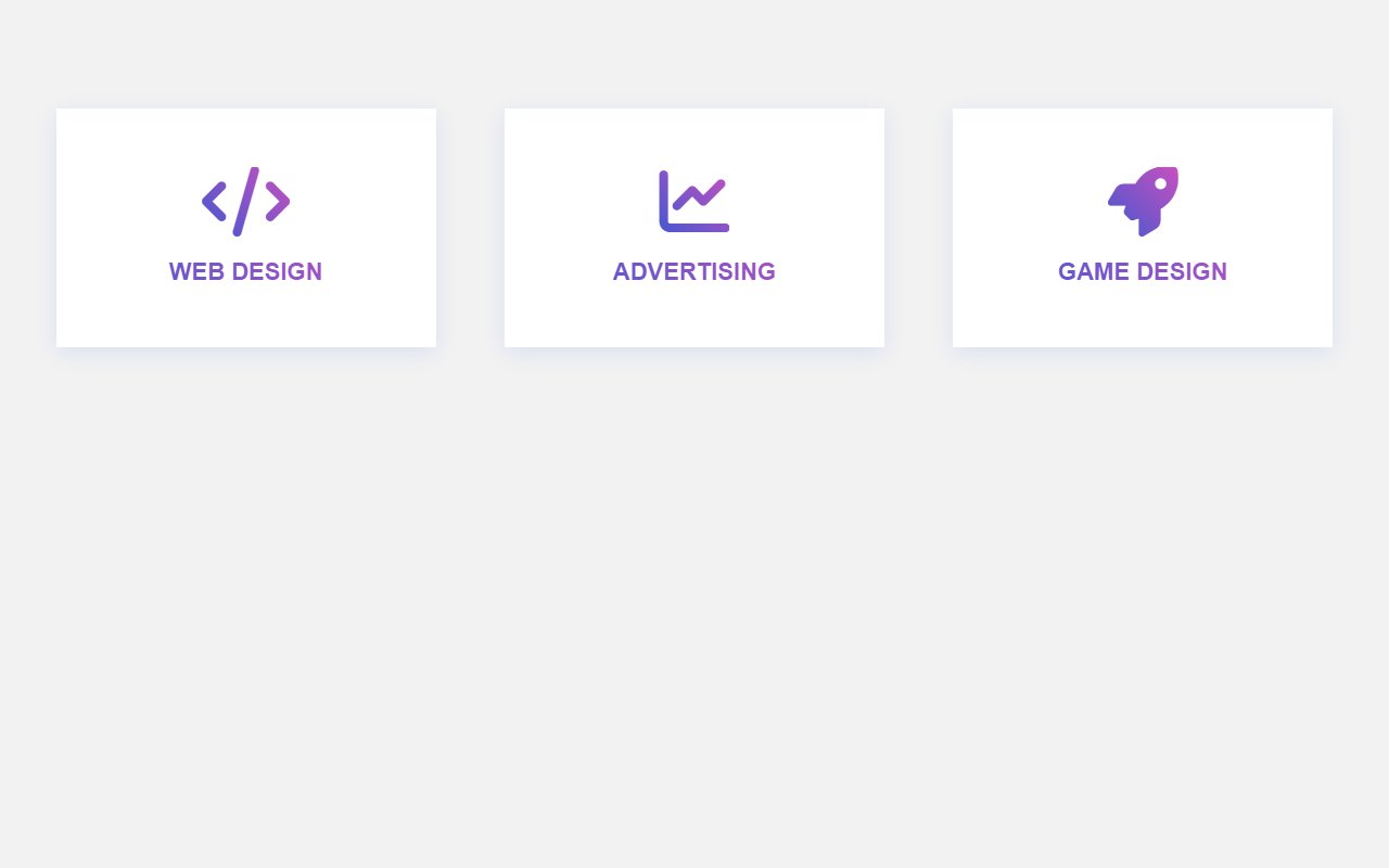 Responsive Services Box with Flip Animation using only… — Bootstrap 5 snippet preview